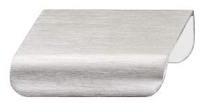 Ручка меблева планка Häfele Déco під нержавіючу сталь 84 x 42.5 /64 мм 10671241