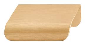 Ручка меблева планка Häfele Déco золотистий браш 84 x 42.5 /64 мм 10671251