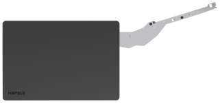 Меблевий підіймач Häfele Free Slim Flap 1.10 до 18 кг 225-650 мм PTO чорний 37292304