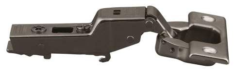 Петля півнакладна Hafele Metalla 540 SM 110° 45/9.5 чорна з доводчиком 31105004