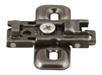 Монтажна планка хрестоподібна Hafele Metalla 540 SM H0 чорна під шуруп 31170756