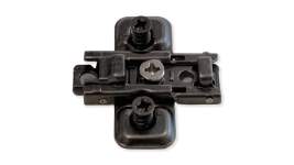 Монтажна планка хрестоподібна Hafele Metalla 540 SM H0 чорна під єврошуруп 31170757