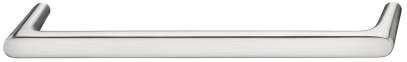 Мебельная ручка скоба цамак 140 x 27 мм никелированный матовый