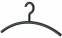 Вішак плечики для одягу з гачком сірий антрацит 450 мм 80456192