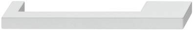 Ручка меблева скоба Häfele Déco білий матовий 172 x 32 /128/160 мм 11035620
