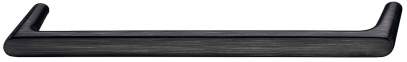 Мебельная ручка скоба цамак 171 х 27 мм черный матовый