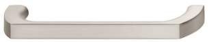 Мебельная ручка скоба цамак 142 x 28 мм никелированный матовый