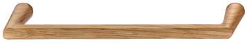 Ручка меблева скоба Häfele Déco дуб натуральний, лакований 142 x 31.5 /128 мм 10671550