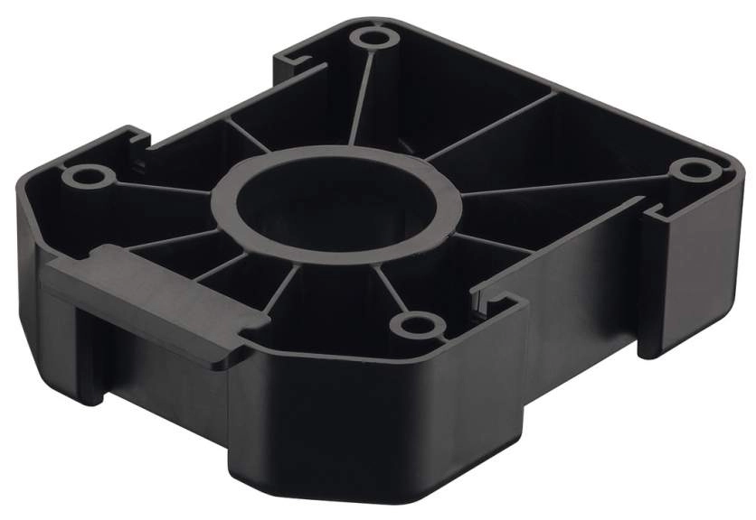 Монтажна пластина AXILO 78 пластик чорний під шуруп 63776333